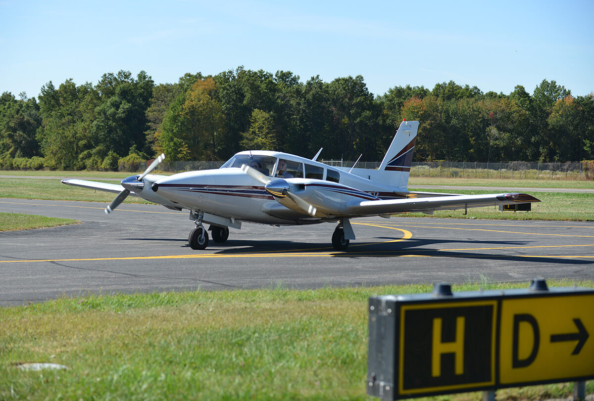 Century Air Professional Pilot Program I training flight, single engine commercial training, Essex County Airport NJ.