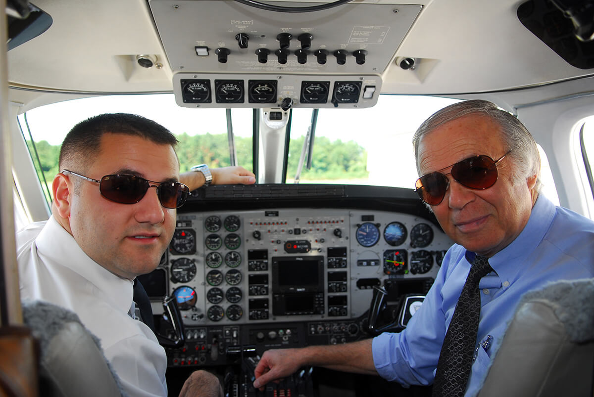 Professional pilot flight training at Century Air, Essex County Airport, Caldwell NJ near New York City.