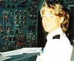 Heidi F. Zapf, United Airlines Captain and Century Air flight training graduate